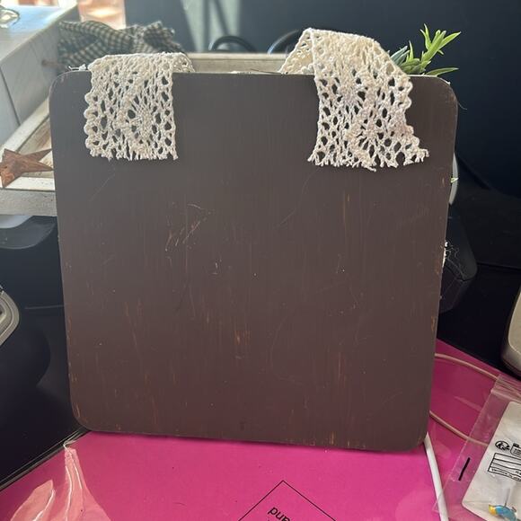 Handmade French Country Wall Hanging- Shelf Sitter Home Decor Piece - Picture 11 of 11